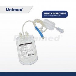 Unimex Blood Bag  with Needle Cover and Sampling Bag Unimex Blood Bag  with Needle Cover and Sampling Bag
